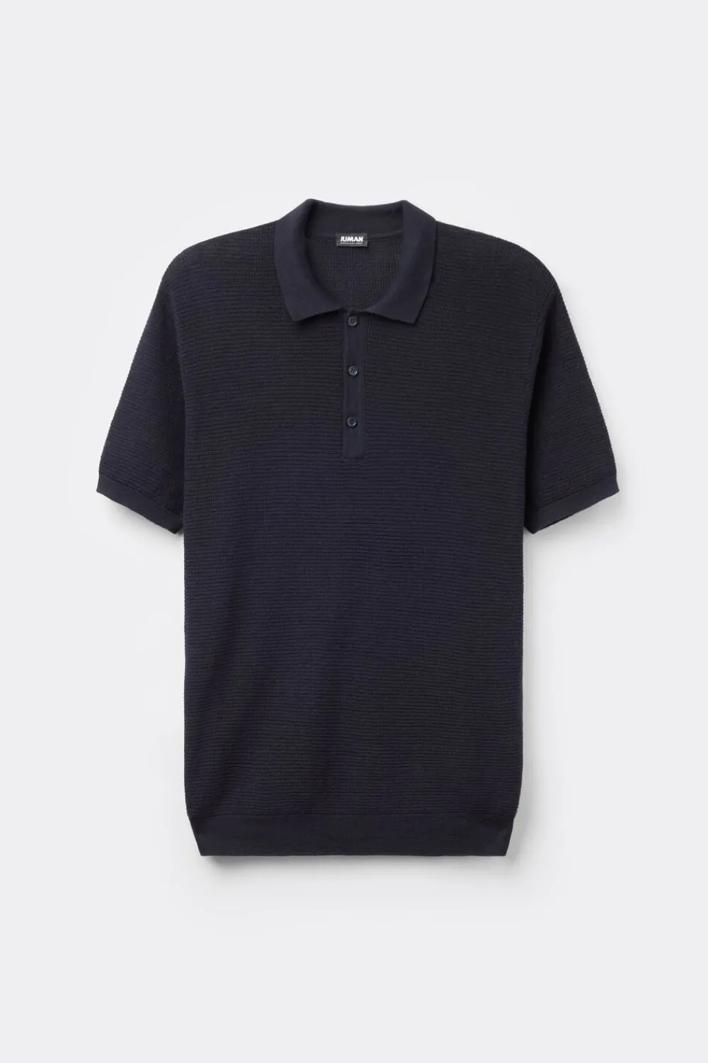 T-shirty|Polo>Intimissimi Ażurowa Męska Koszulka Polo 100% Bawełny niebieski - 503j - ciemny niebieski