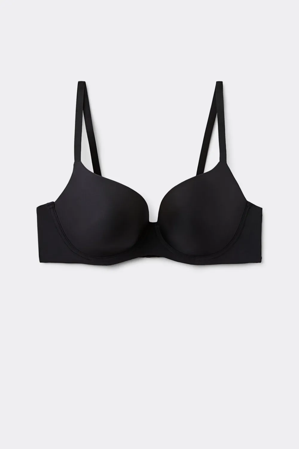 Balkonetki|Z Fiszbinami>Intimissimi Balkonetka Irina z mikrofibry czarny - 019 - czarny