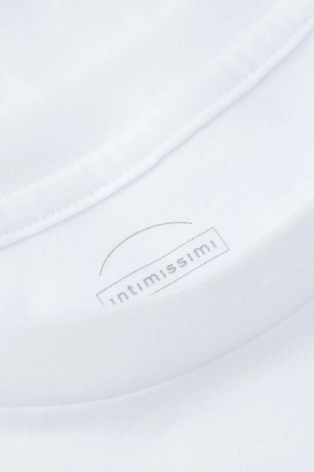 T-shirty|Bawełna>Intimissimi Bawełniana Bluzka z Krótkim Rękawem o Pudełkowym Kroju biały - 001 - biały