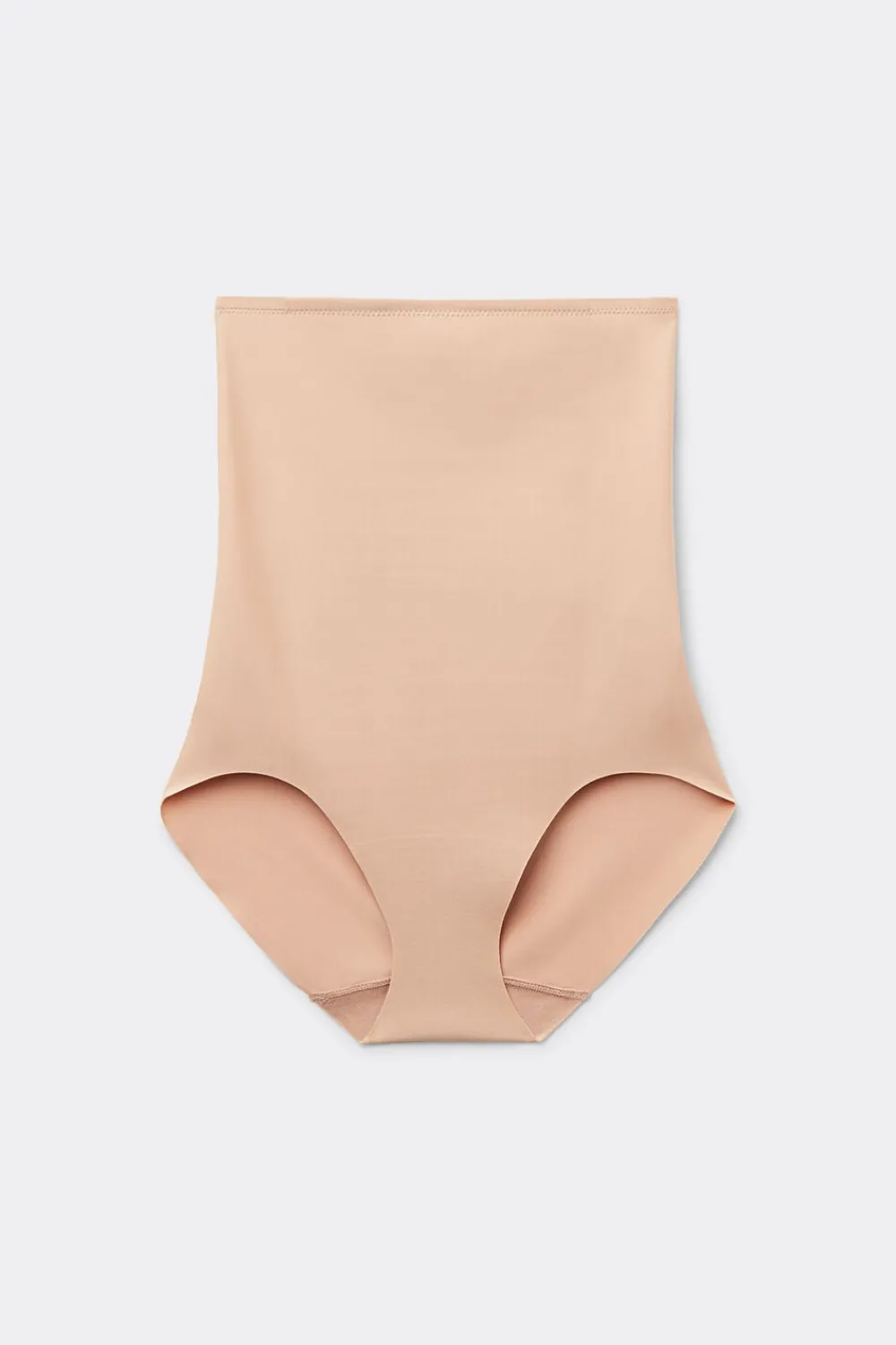 Bokserki|Z Wysokim Stanem>Intimissimi Bezszwowe modelujące figi culotte z wysokim stanem z mikrofibry naturalny - 044 - honey