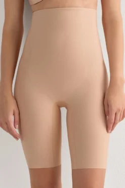 Bokserki|Z Wysokim Stanem>Intimissimi Bezszwowe modelujące spodenki z mikrofibry - 044 - honey