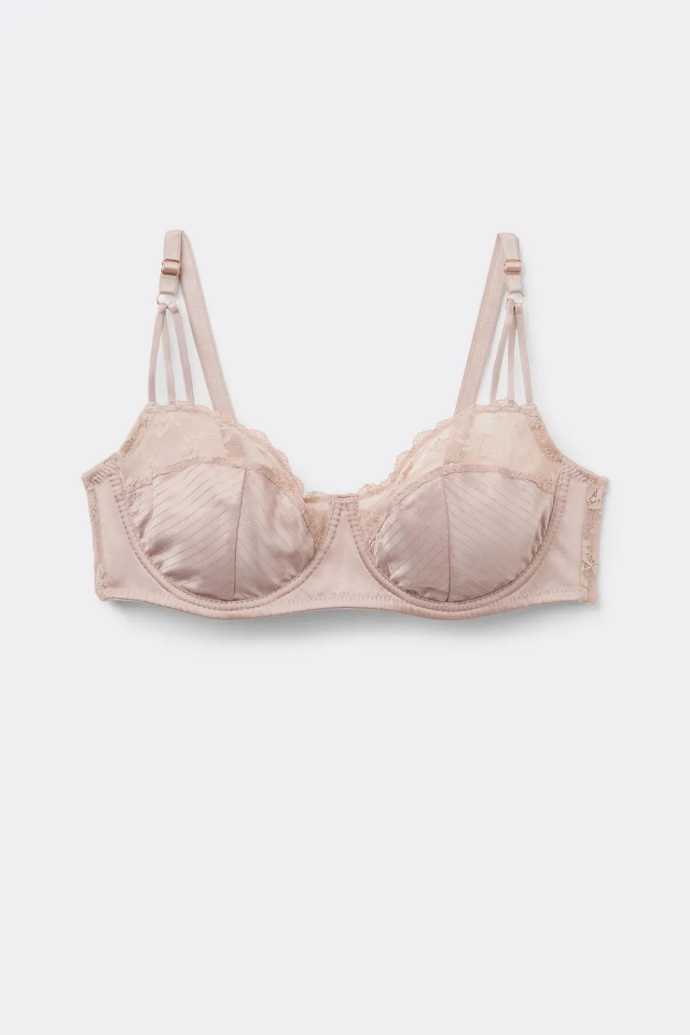Balkonetki|Z Fiszbinami>Intimissimi Biustonosz Balkonetka Daniela The Art of Lingerie różowy - 059k - ethereal rose