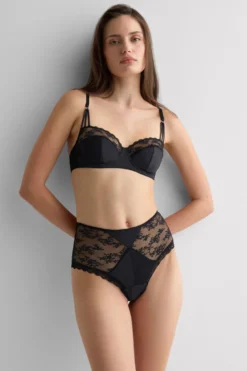 Balkonetki|Z Fiszbinami>Intimissimi Biustonosz Balkonetka Daniela The Art of Lingerie czarny - 019 - czarny