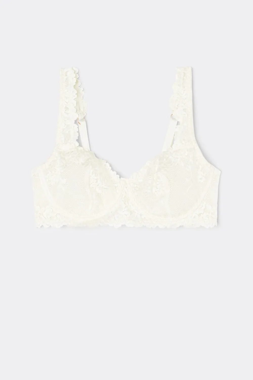 Balkonetki|Z Fiszbinami>Intimissimi Biustonosz Balkonetka Daniela Pretty Flowers kremowy - 2127 - talkowy