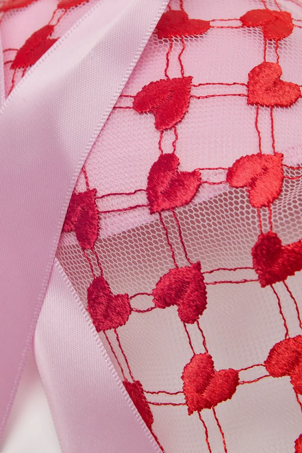 Balkonetki|Braletki>Intimissimi Biustonosz Balkonetka Elena The Love Club różowy - 058k - pink love/true red