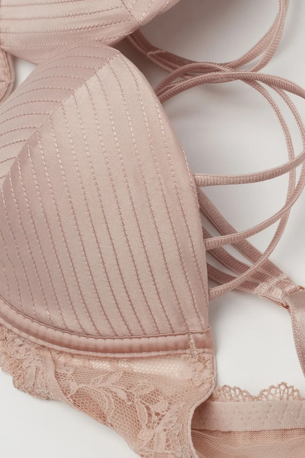Balkonetki|Z Fiszbinami>Intimissimi Biustonosz Balkonetka Ilenia The Art of Lingerie różowy - 059k - ethereal rose