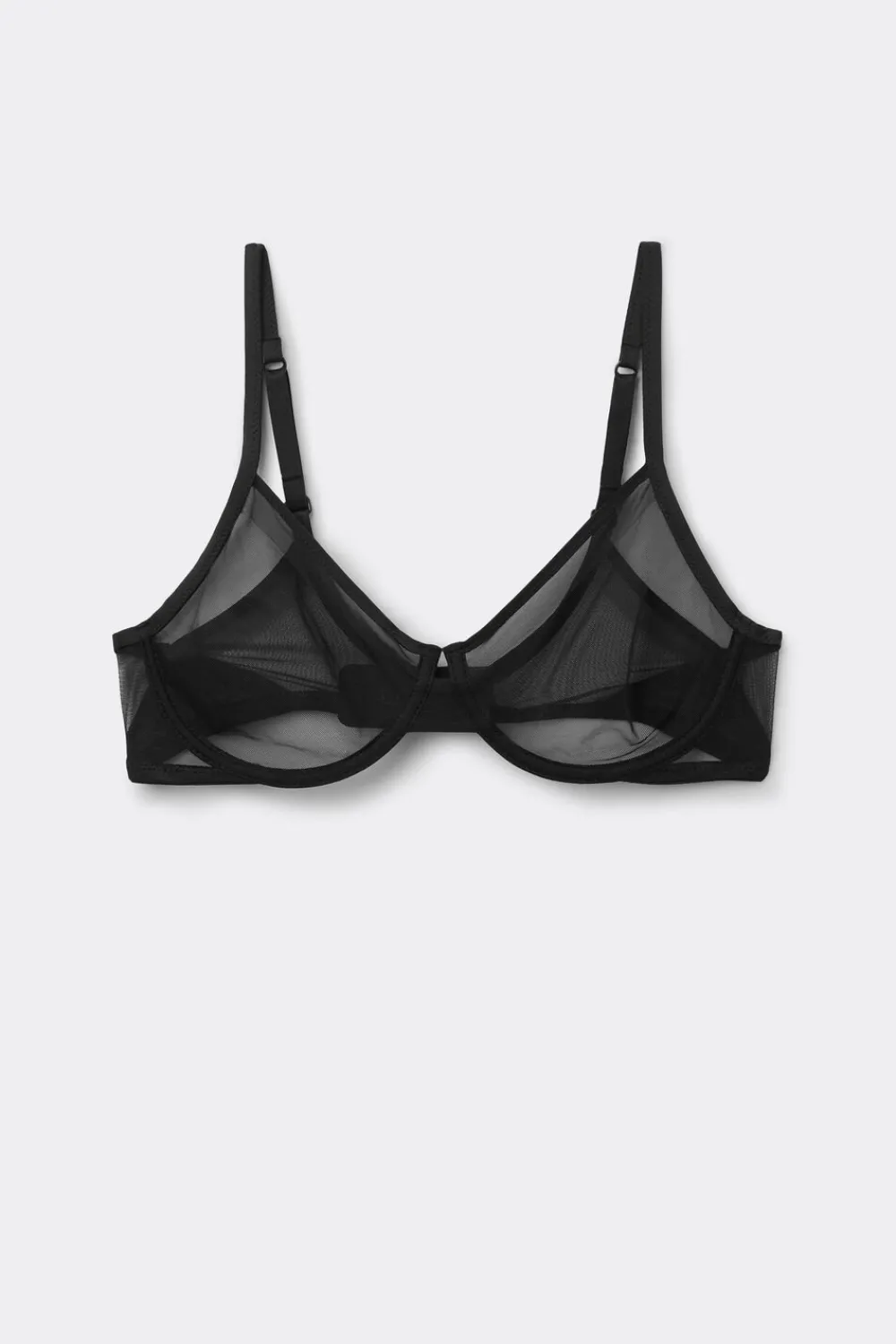 Balkonetki|Z Fiszbinami>Intimissimi Biustonosz Balkonetka Invisible Touch czarny - 019 - czarny