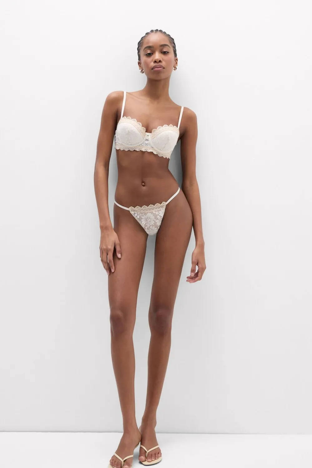 Balkonetki|Z Fiszbinami>Intimissimi Biustonosz Balkonetka Sofia Midsummer Dream beige - 118k - natural/cream beige