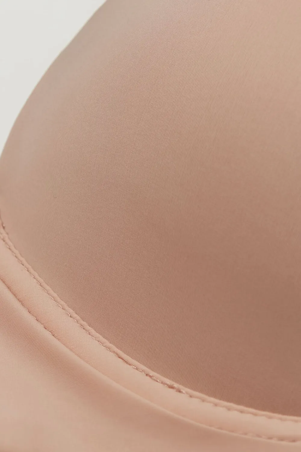 Balkonetki|Z Fiszbinami>Intimissimi Biustonosz balkonetka Sofia z mikrofibry Ultralight naturalny - 044 - honey