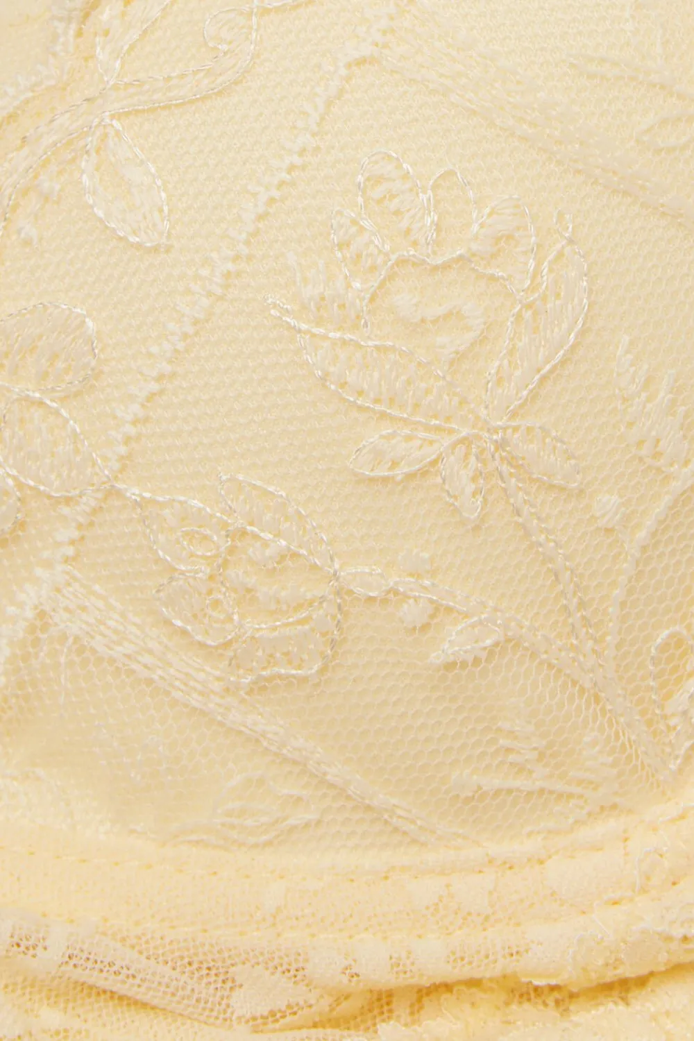 Balkonetki|Z Fiszbinami>Intimissimi Biustonosz Balkonetka Sofia Storybook Romance - 112k - flan yellow