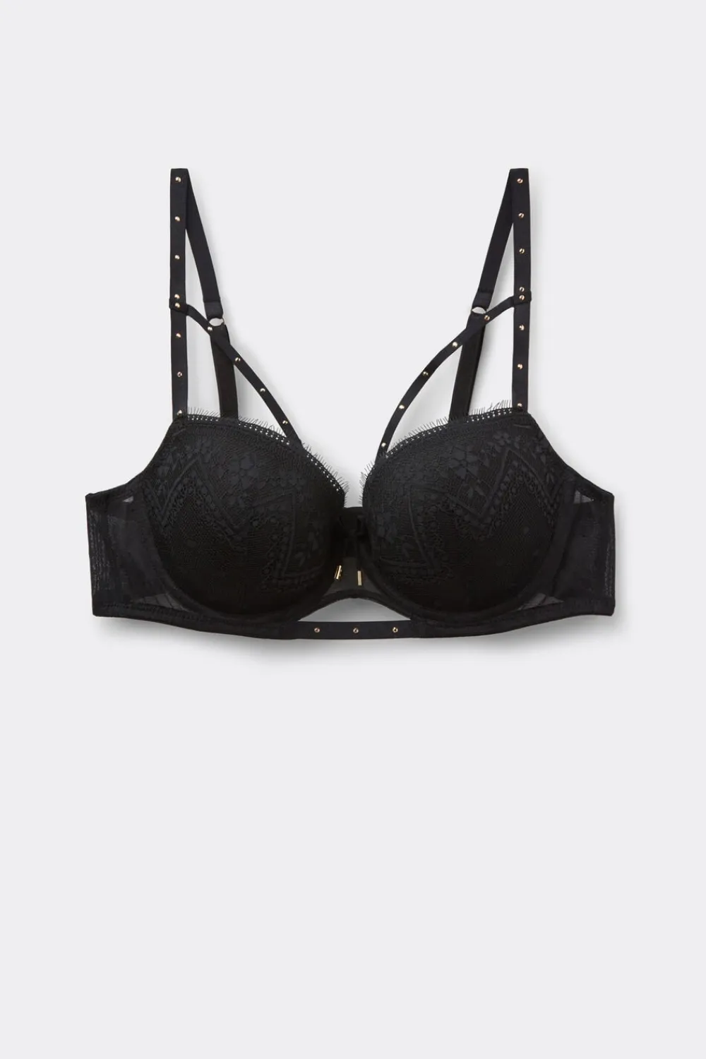 Balkonetki|Z Fiszbinami>Intimissimi Biustonosz Balkonetka Sofia Flirt Fearlessly czarny - 019 - czarny