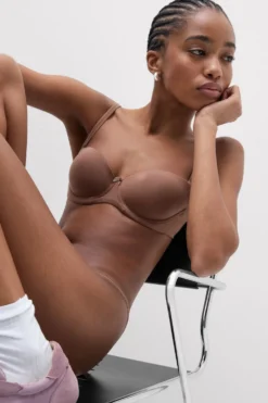 Balkonetki|Z Fiszbinami>Intimissimi Biustonosz Balkonetka Sofia Ultralight Cotton naturalny - 502i - caramel