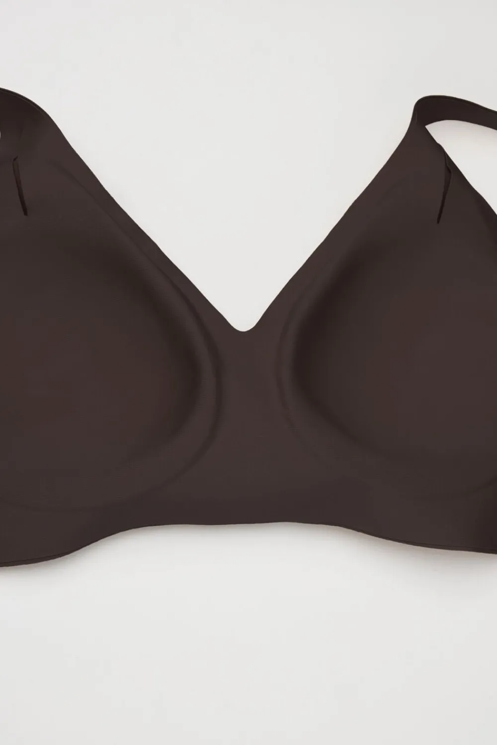 Braletki|Mikrofibra>Intimissimi Biustonosz Bra Top Aria z Mikrofibry brązowy - 705j - brąz mokka