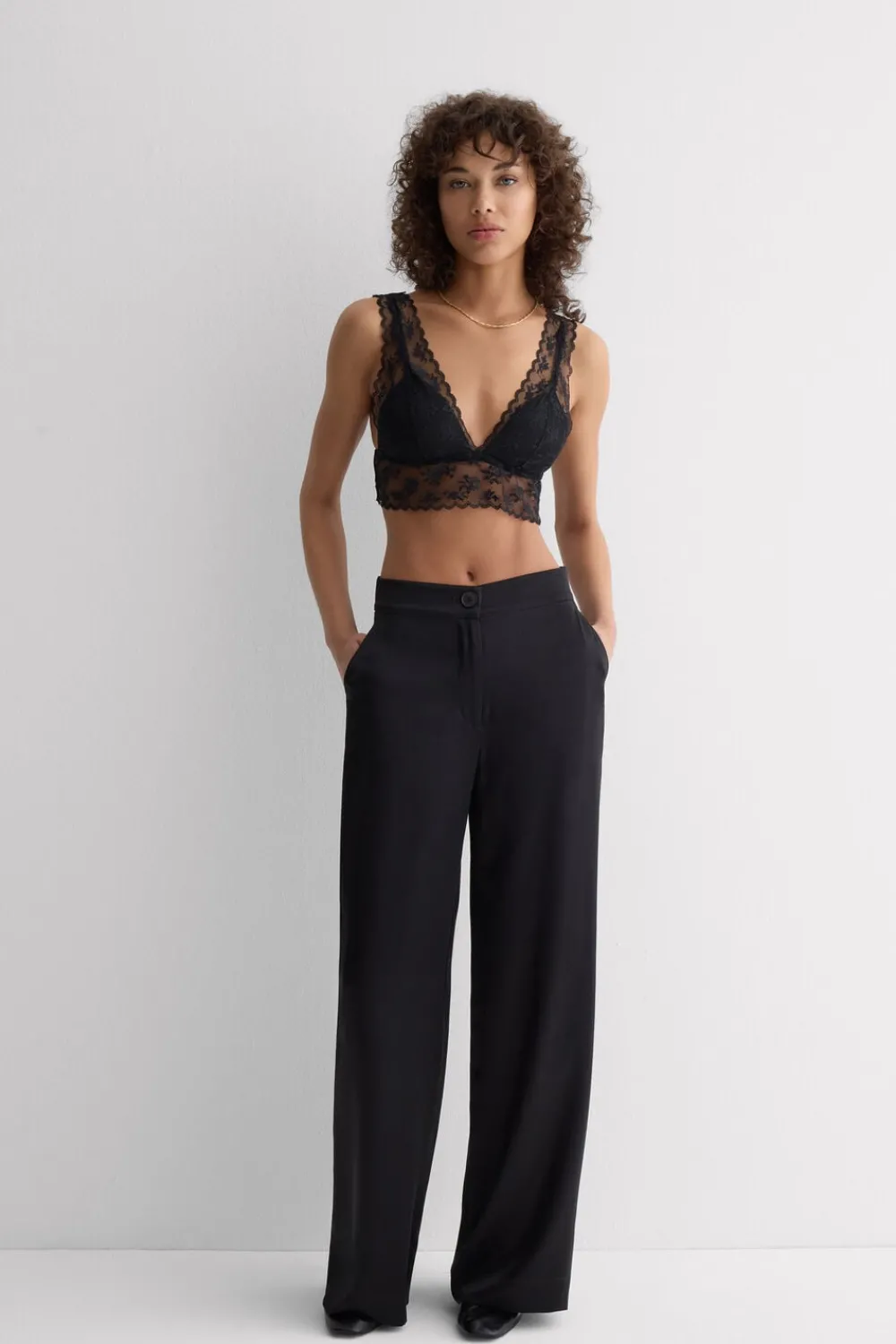 Braletki|Topy>Intimissimi Biustonosz Bra Top The Art of Lingerie czarny - 019 - czarny