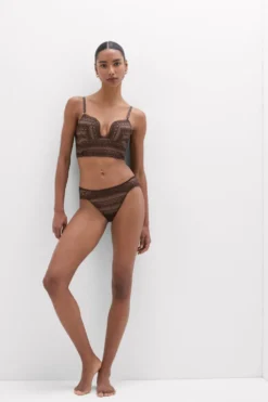 Push-up / Super Push-Up|Z Fiszbinami>Intimissimi Biustonosz Gorsetowy Monica Get Noticed brązowy - 705j - brąz mokka