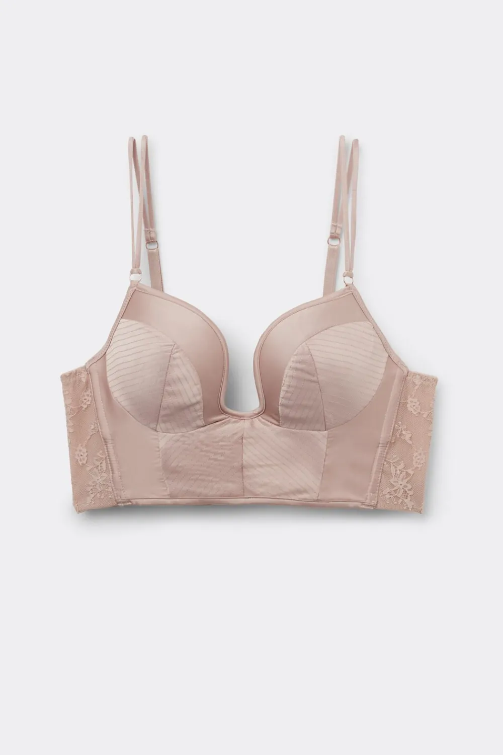 Push-up / Super Push-Up|Z Fiszbinami>Intimissimi Biustonosz Gorsetowy Monica The Art of Lingerie różowy - 059k - ethereal rose