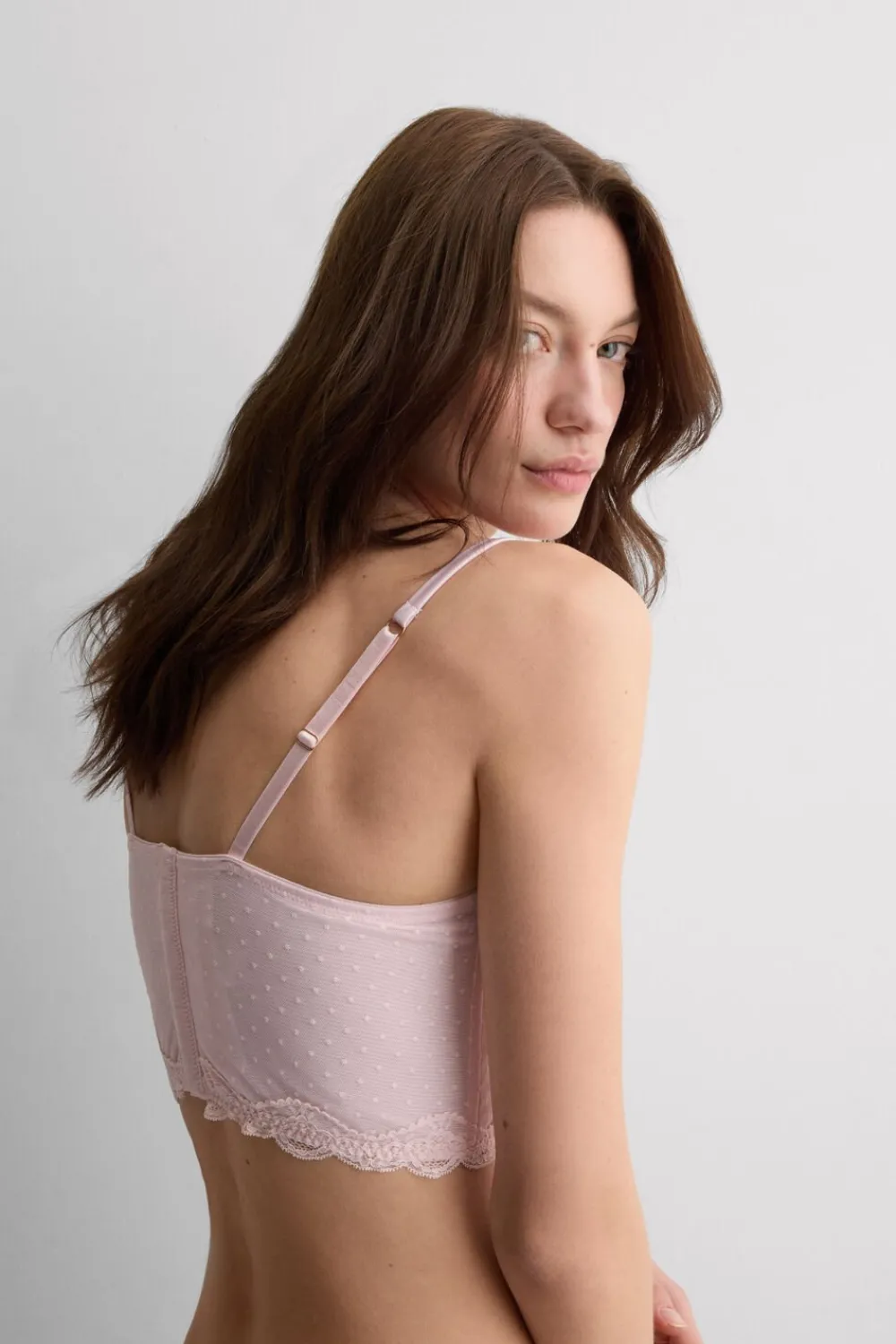 Balkonetki|Z Fiszbinami>Intimissimi Biustonosz gorsetowy Sofia Cherry Baby - 120k - fresh pink