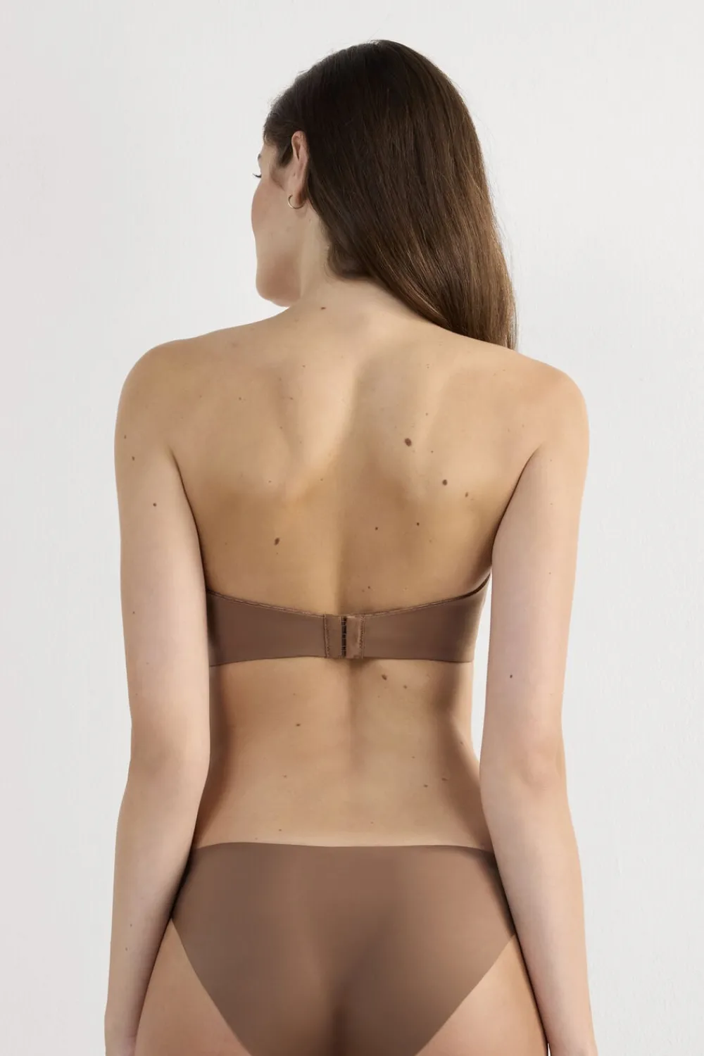 Bez Ramiączek|Z Fiszbinami>Intimissimi Biustonosz Opaska Anna z Mikrofibry Ultralight naturalny - 502i - caramel