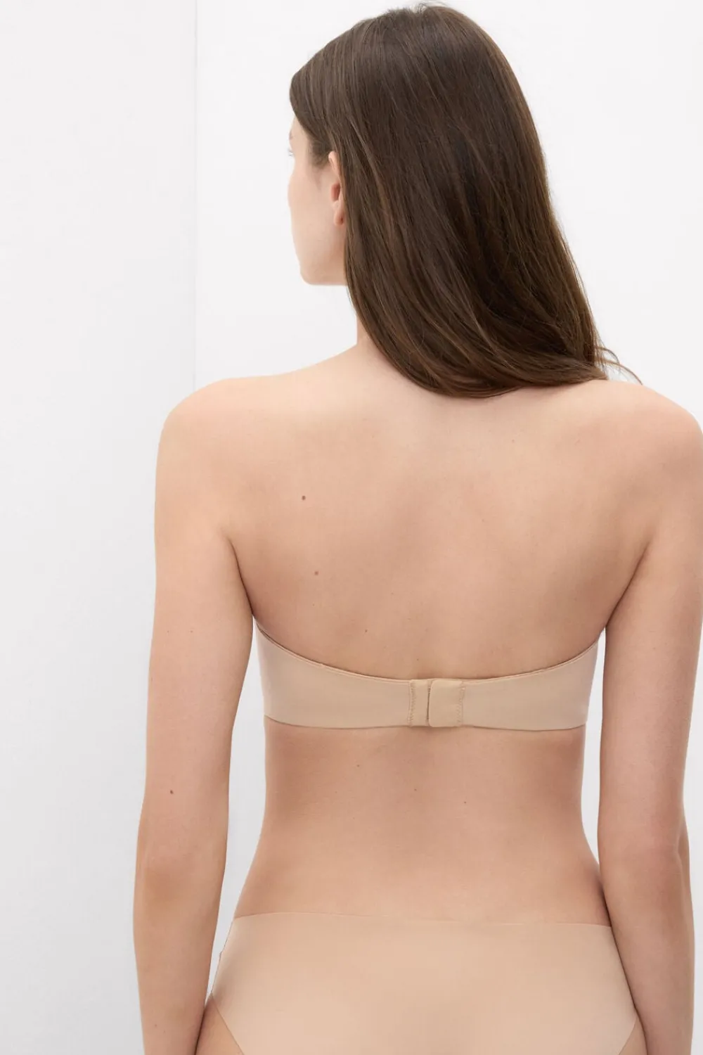 Bez Ramiączek|Z Fiszbinami>Intimissimi Biustonosz Opaska Anna z Mikrofibry Ultralight naturalny - 044 - honey