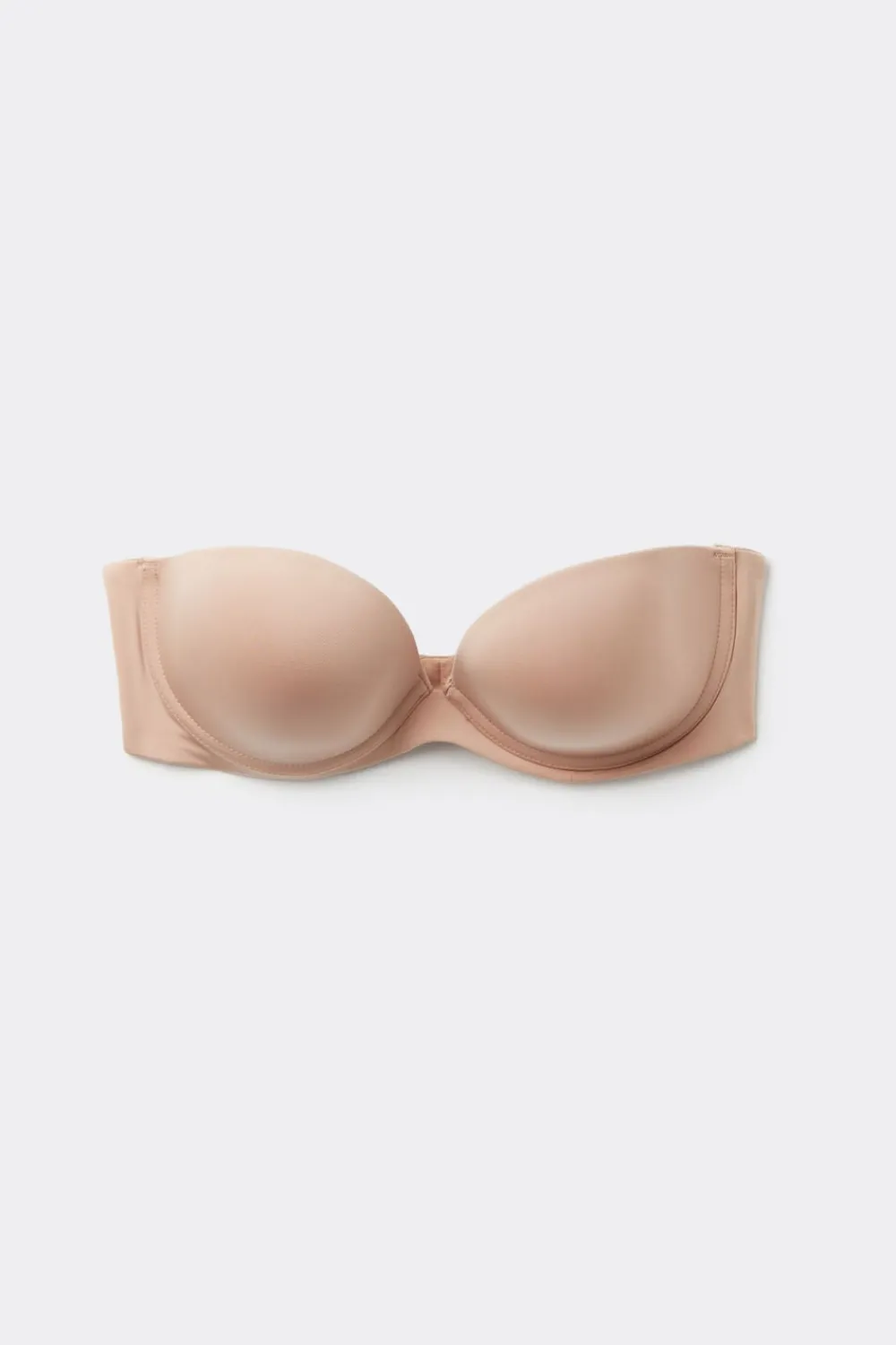Bez Ramiączek|Z Fiszbinami>Intimissimi Biustonosz Opaska Anna z Mikrofibry Ultralight naturalny - 044 - honey