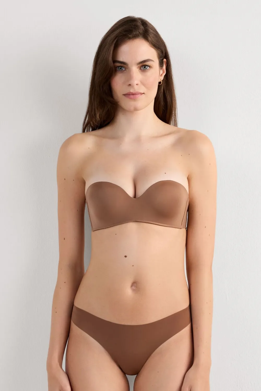 Push-up / Super Push-Up|Bez Ramiączek>Intimissimi Biustonosz opaska Gioia z Mikrofibry Ultralight naturalny - 502i - caramel