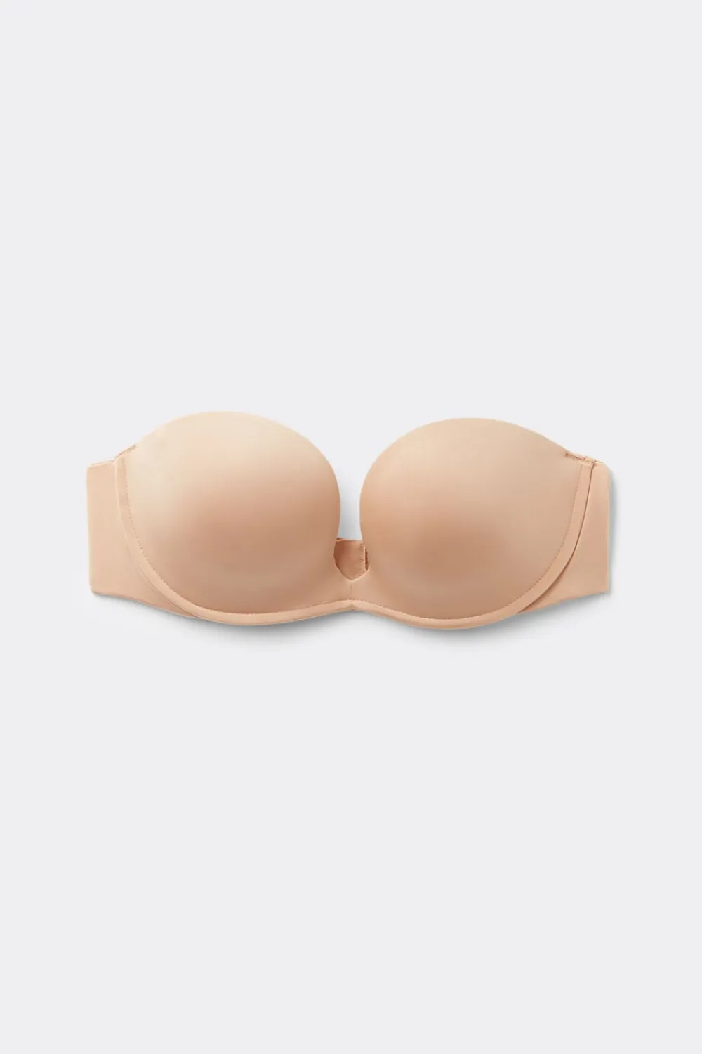 Bez Ramiączek|Z Fiszbinami>Intimissimi Biustonosz opaska Monica z mikrofibry Ultralight naturalny - 044 - honey