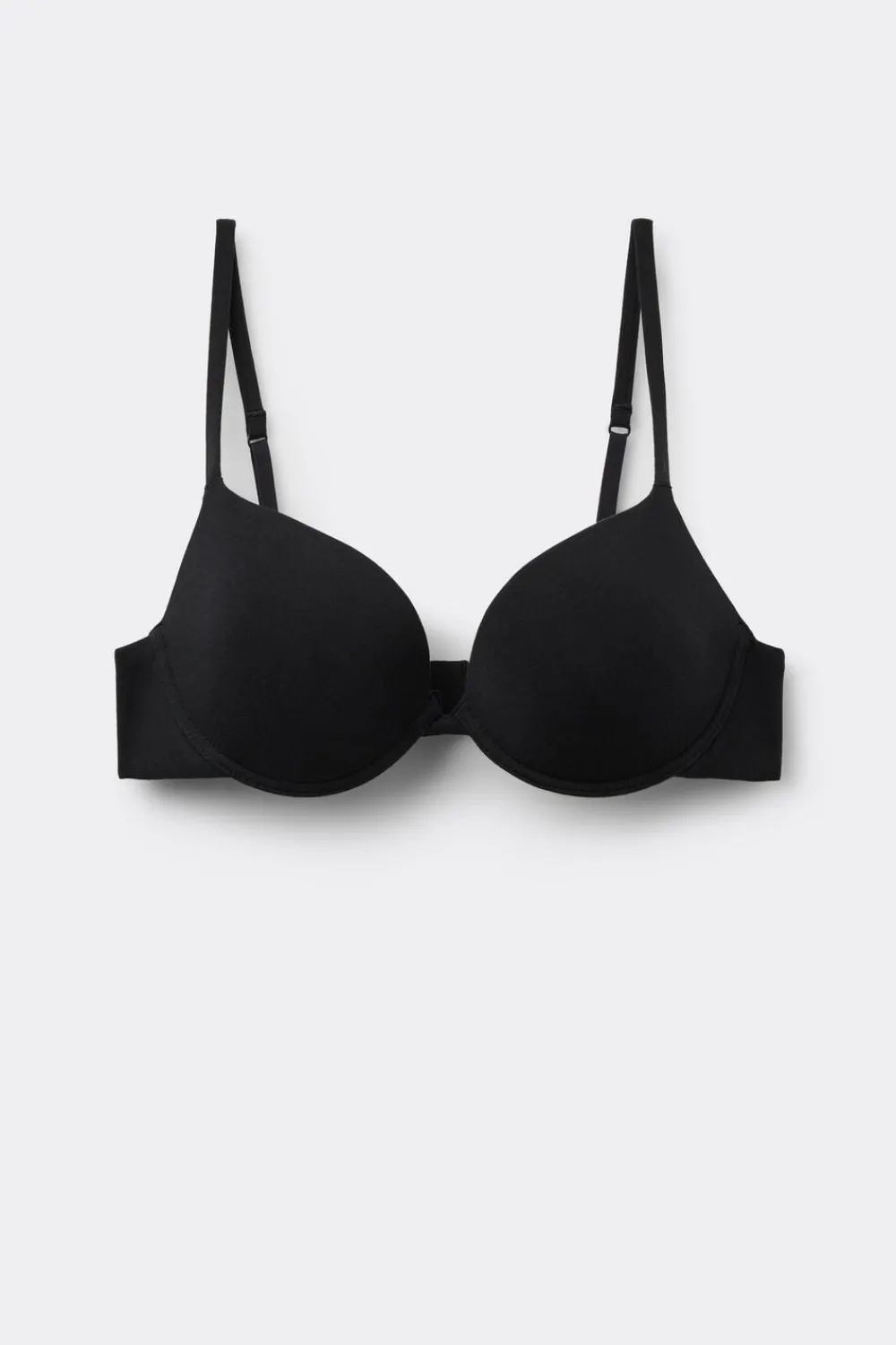 Push-up / Super Push-Up|Z Fiszbinami>Intimissimi Biustonosz Push-up Bellissima z Bawełny Ultralight Cotton czarny - 019 - czarny