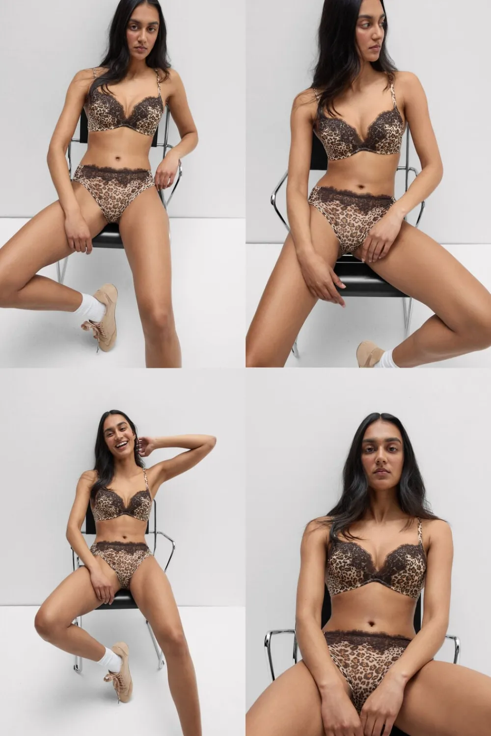 Push-up / Super Push-Up|Z Fiszbinami>Intimissimi Biustonosz Push-Up Monica Animalier Simply Iconic z nadrukiem - 061k - stampa animalier