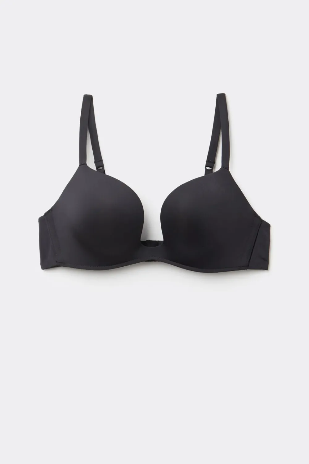 Push-up / Super Push-Up|Z Fiszbinami>Intimissimi Biustonosz push-up Monica z mikrofibry Ultralight czarny - 019 - czarny