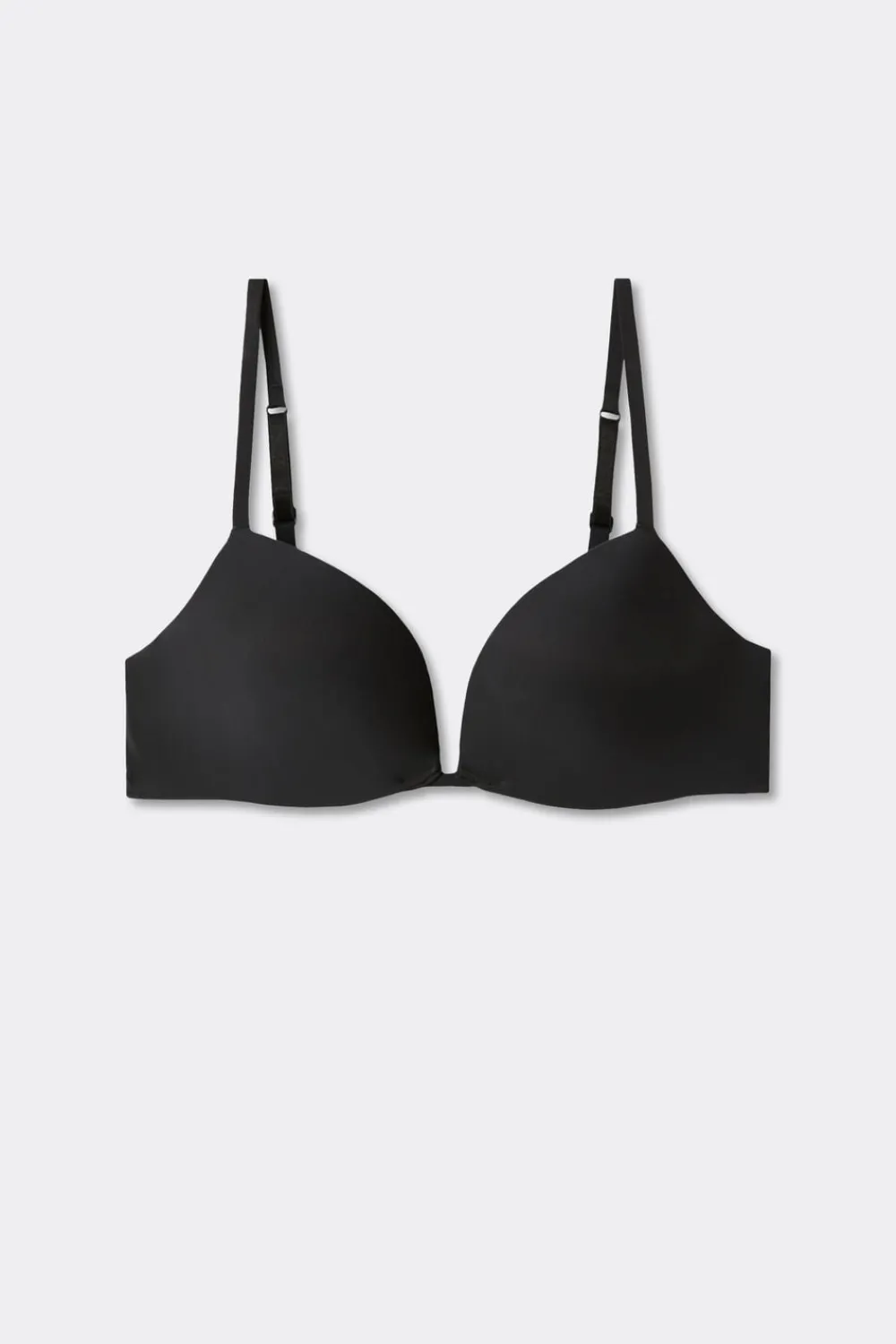 Push-up / Super Push-Up|Bez Fiszbin>Intimissimi Biustonosz push-up Silvia z mikrofibry Ultralight czarny - 019 - czarny
