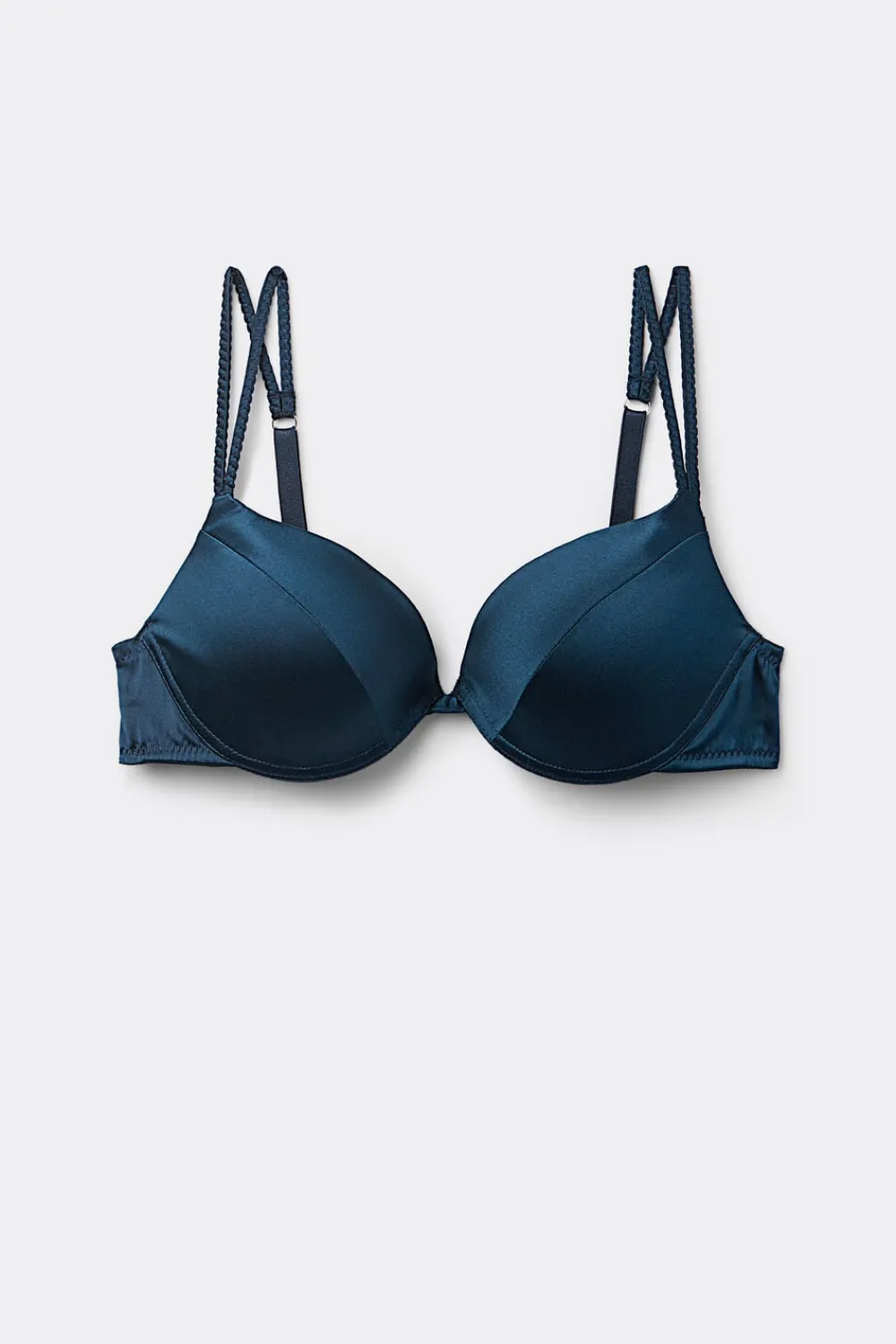 Push-up / Super Push-Up|Z Fiszbinami>Intimissimi Biustonosz Push-Up z Jedwabiu Bellissima niebieski - 1467 - intensywny niebieski