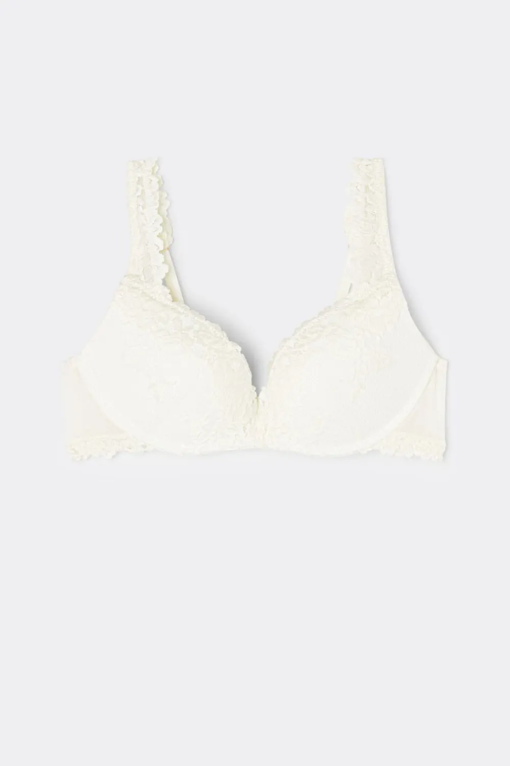 Push-up / Super Push-Up|Bez Fiszbin>Intimissimi Biustonosz Super Push-Up Gioia Pretty Flowers kremowy - 2127 - talkowy