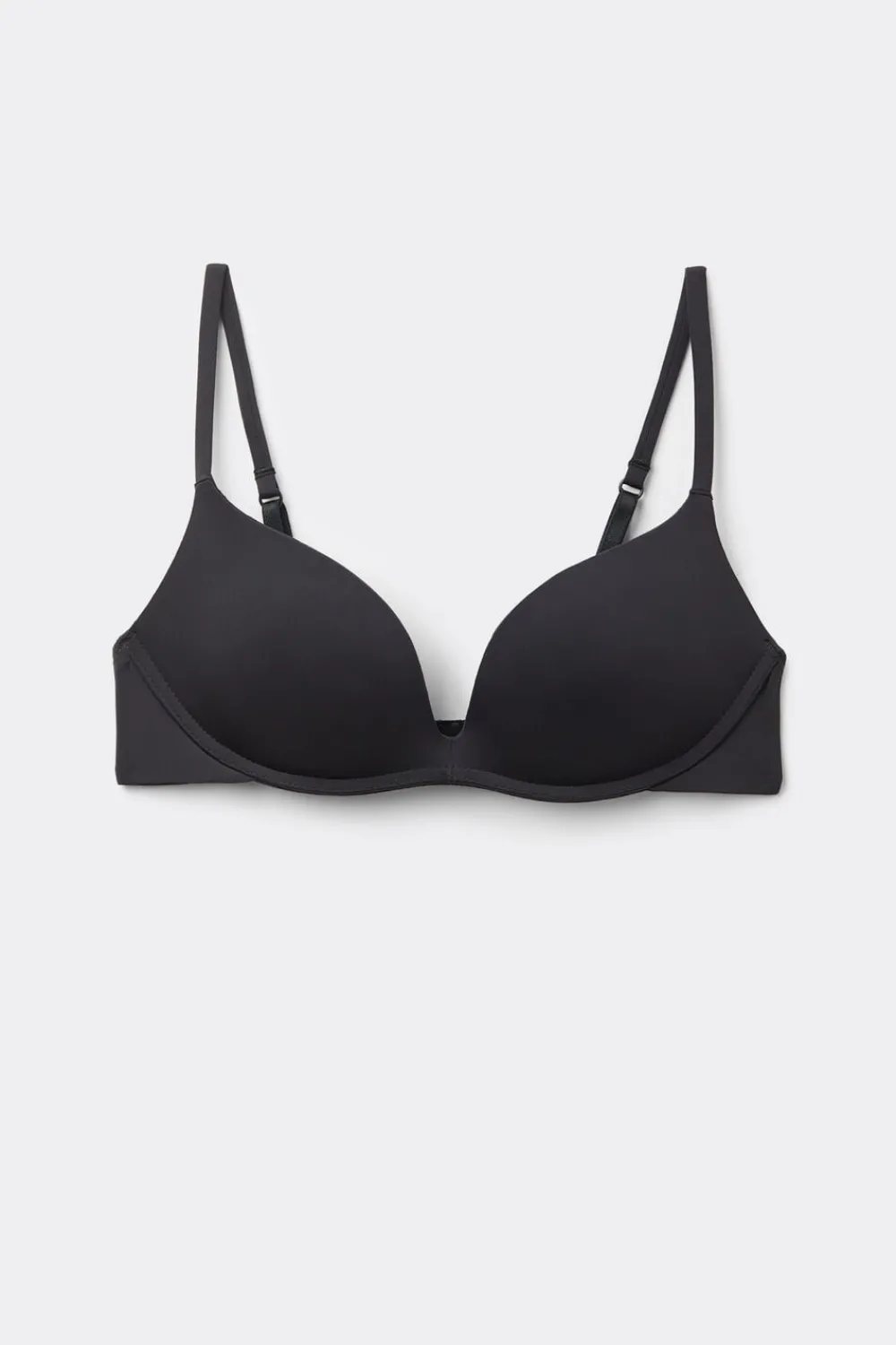 Push-up / Super Push-Up|Bez Fiszbin>Intimissimi Biustonosz super push-up Gioia z mikrofibry The Silky Touch czarny - 019 - czarny