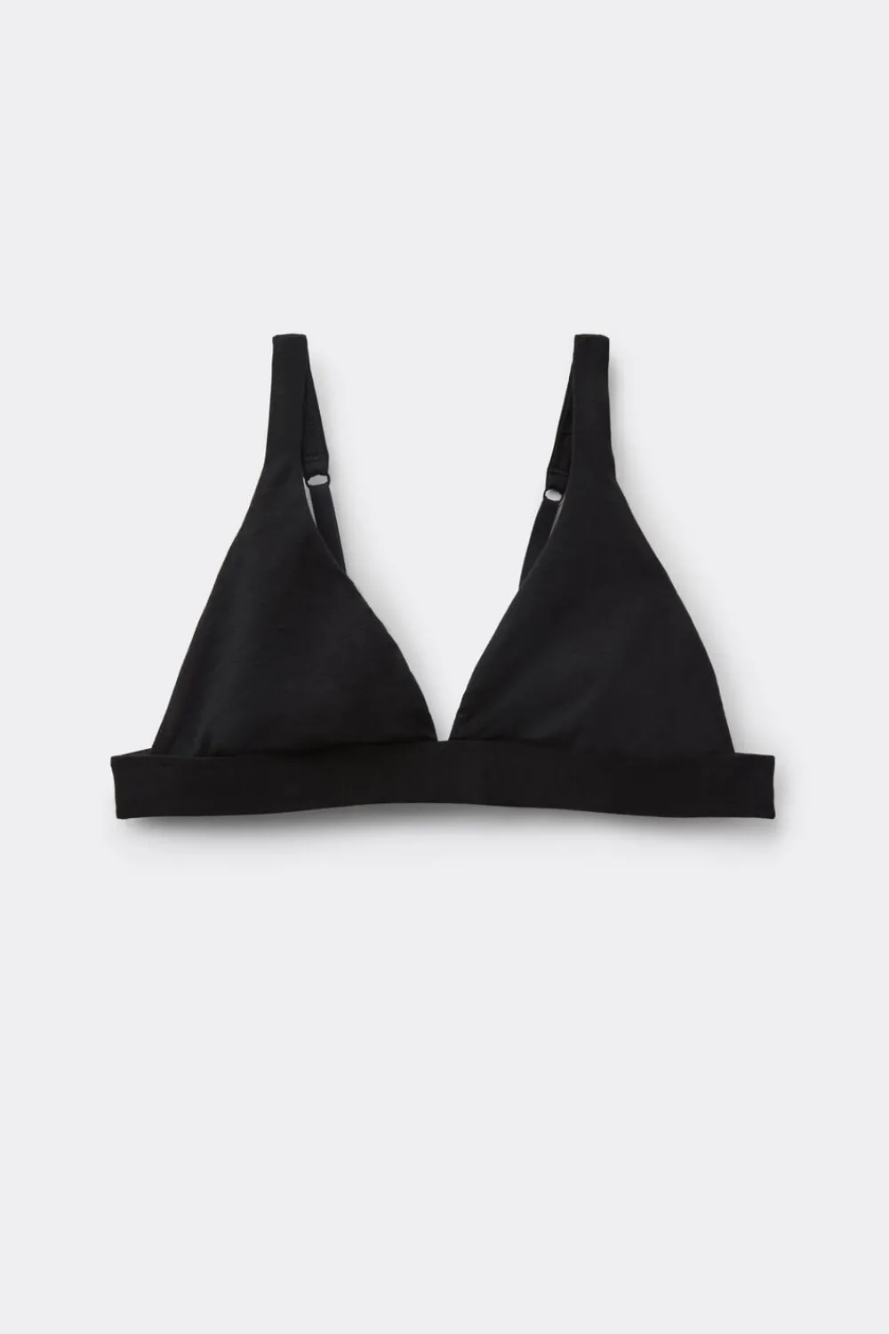 Trójkąty|Bez Fiszbin>Intimissimi Biustonosz Trójkąt Marica z Bawełny Ultralight Cotton czarny - 019 - czarny
