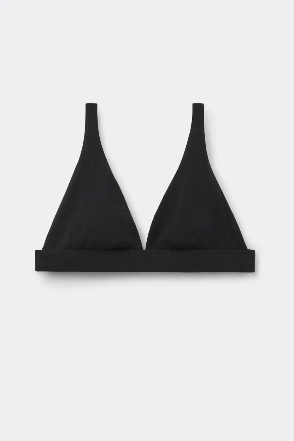 Trójkąty|Bez Fiszbin>Intimissimi Biustonosz Trójkąt Marica z Bawełny Ultralight Cotton czarny - 019 - czarny