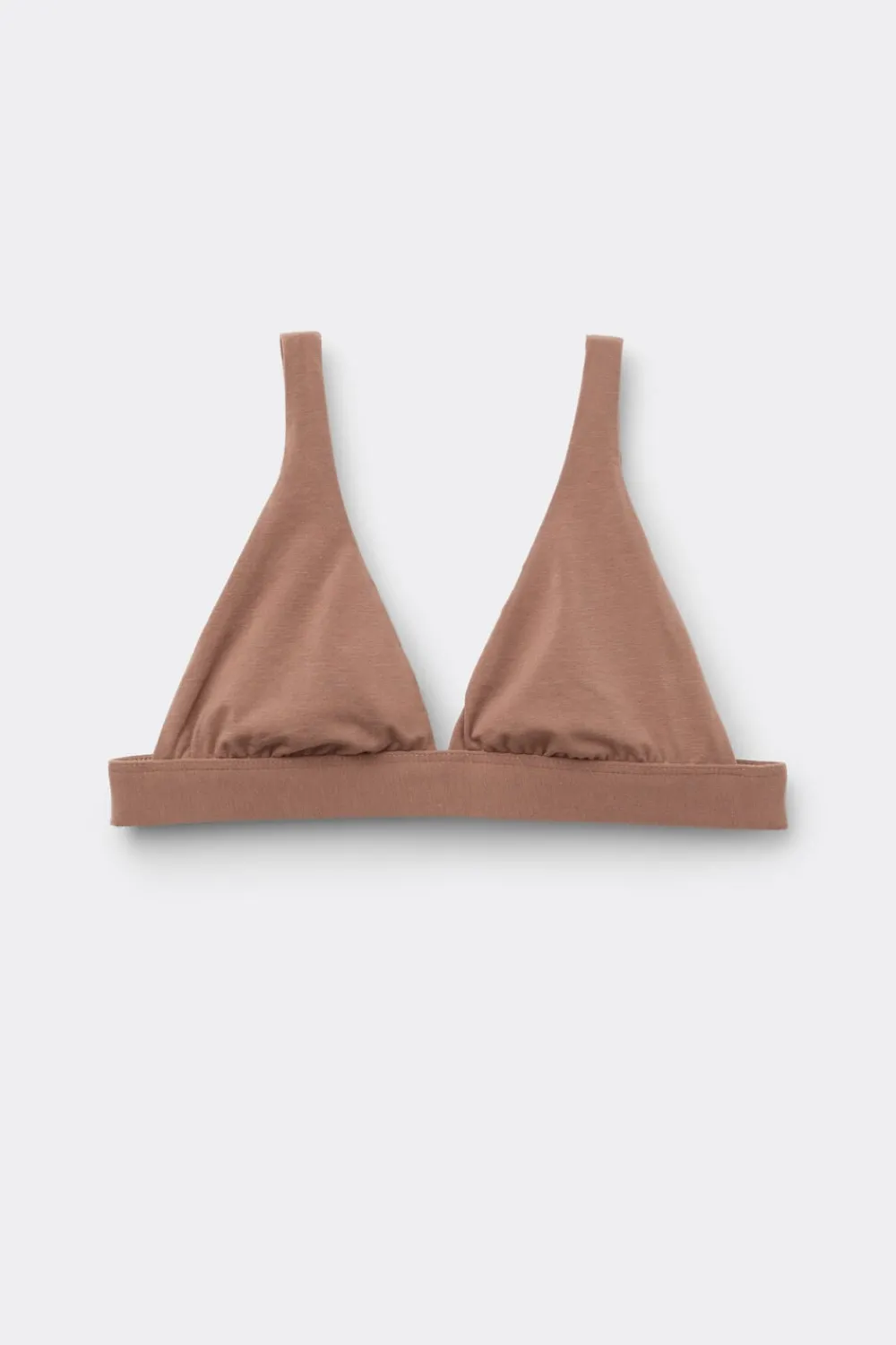 Trójkąty|Bez Fiszbin>Intimissimi Biustonosz Trójkąt Marica z Bawełny Ultralight Cotton naturalny - 502i - caramel