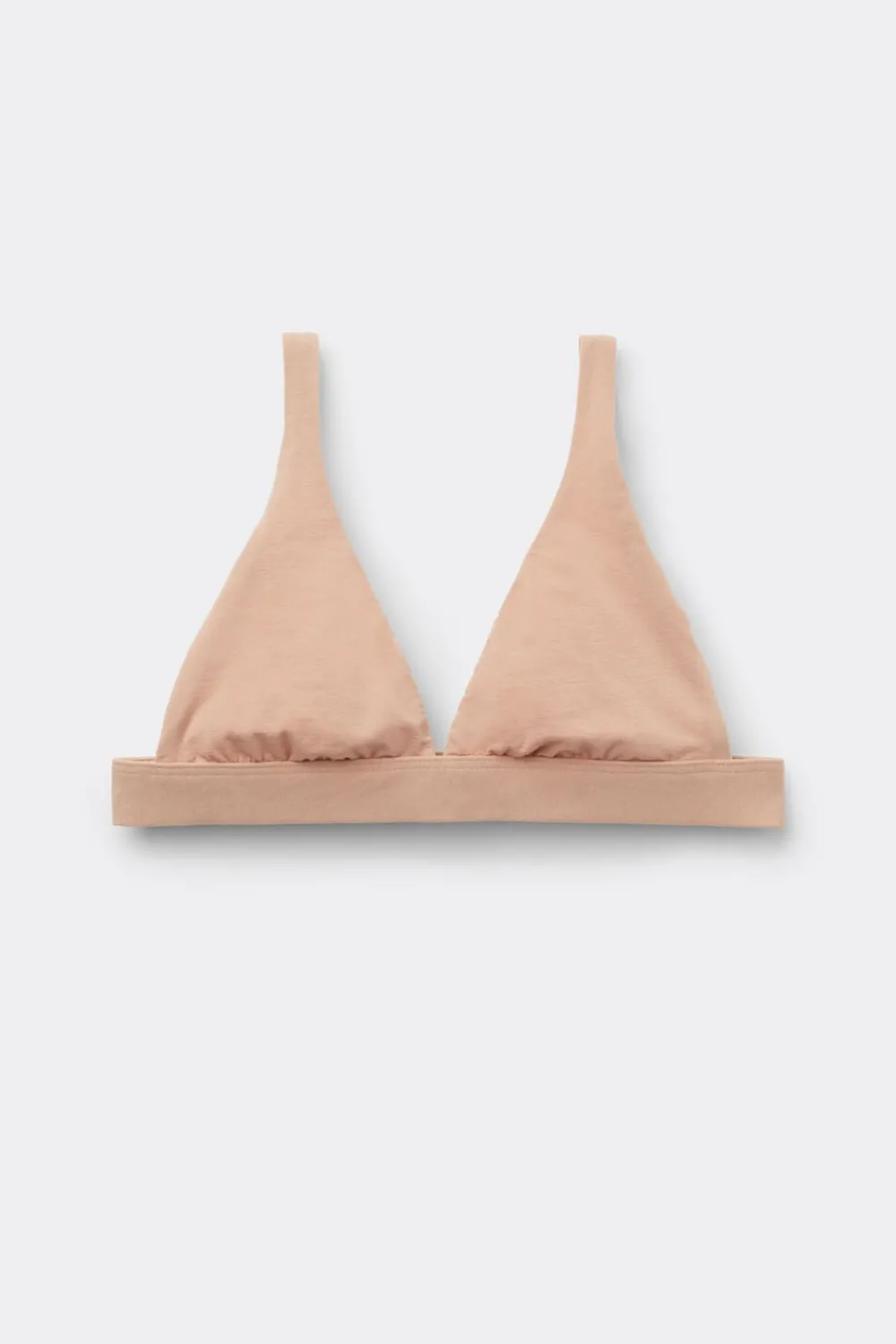 Trójkąty|Bez Fiszbin>Intimissimi Biustonosz Trójkąt Marica z Bawełny Ultralight Cotton naturalny - 044 - honey