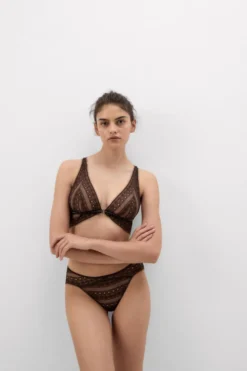 Trójkąty|Braletki>Intimissimi Biustonosz Trójkątny Get Noticed brązowy - 705j - brąz mokka