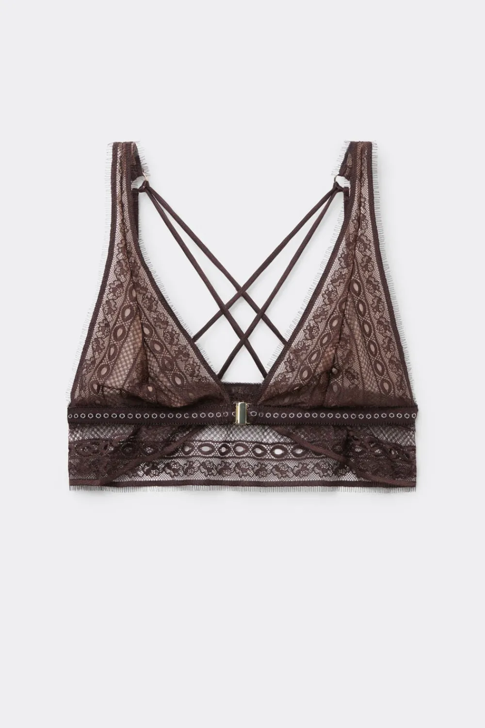 Trójkąty|Braletki>Intimissimi Biustonosz Trójkątny Get Noticed brązowy - 705j - brąz mokka