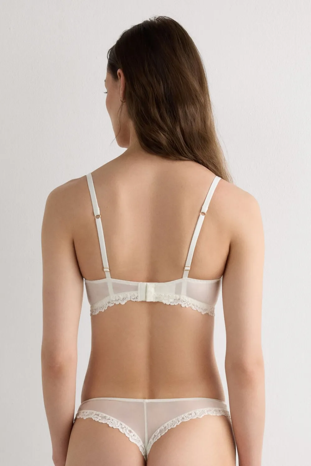 Trójkąty|Bez Fiszbin>Intimissimi Biustonosz Trójkątny Tiziana Pretty Flowers kremowy - 2127 - talkowy