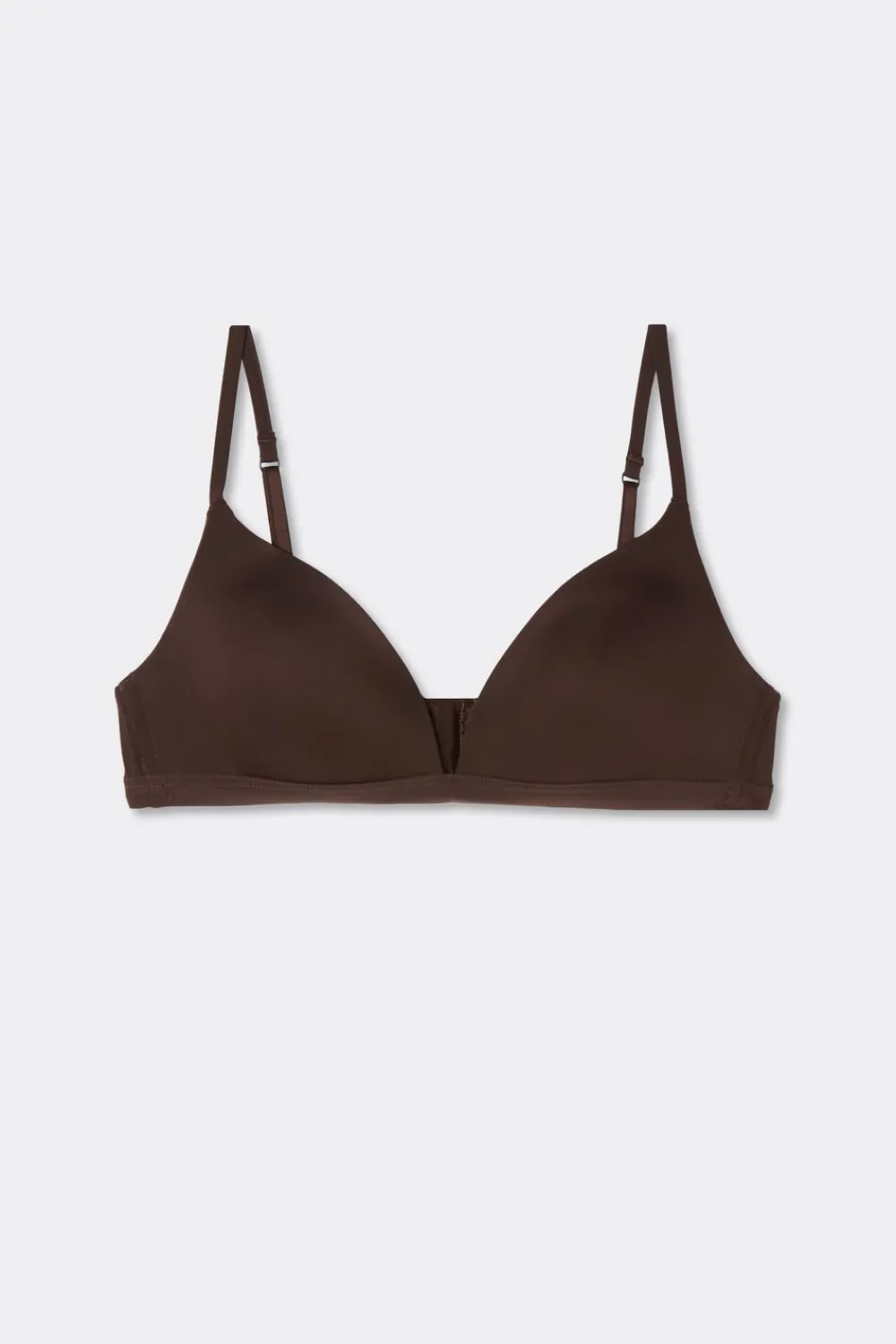 Trójkąty|Bez Fiszbin>Intimissimi Biustonosz trójkątny Tiziana z Mikrofibry Ultralight brązowy - 705j - brąz mokka