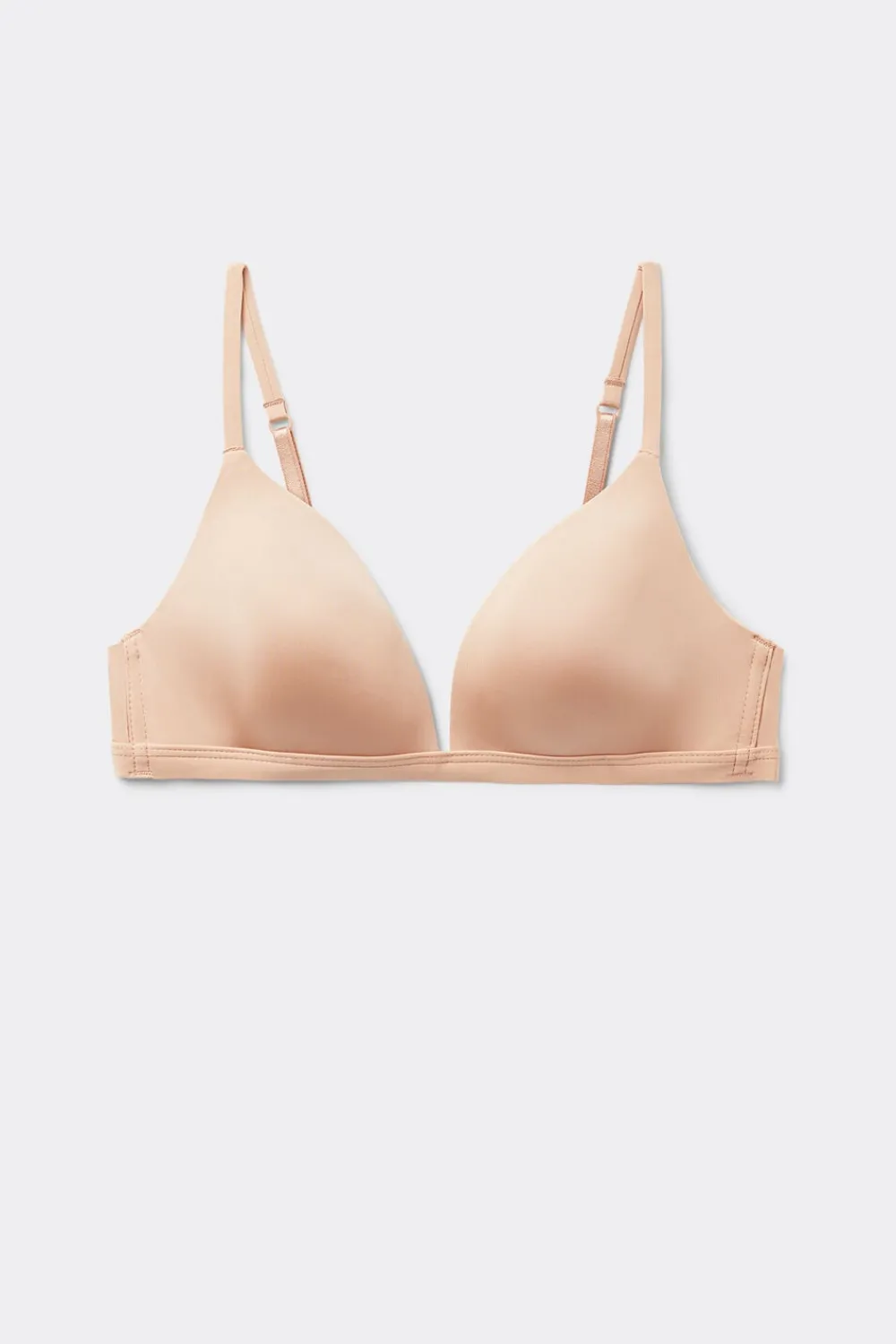 Trójkąty|Bez Fiszbin>Intimissimi Biustonosz trójkątny Tiziana z Mikrofibry Ultralight naturalny - 044 - honey