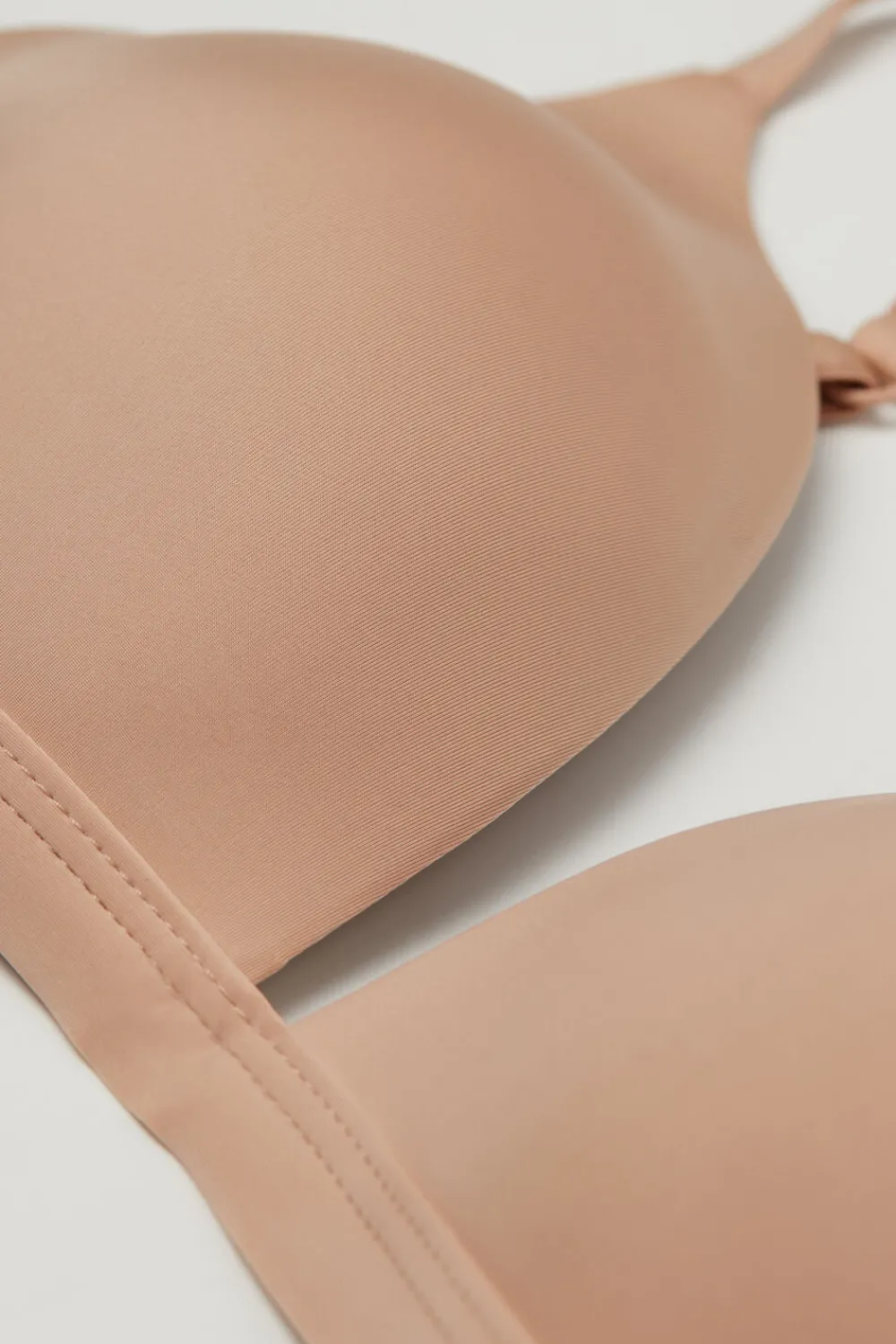 Trójkąty|Bez Fiszbin>Intimissimi Biustonosz trójkątny Tiziana z Mikrofibry Ultralight naturalny - 044 - honey