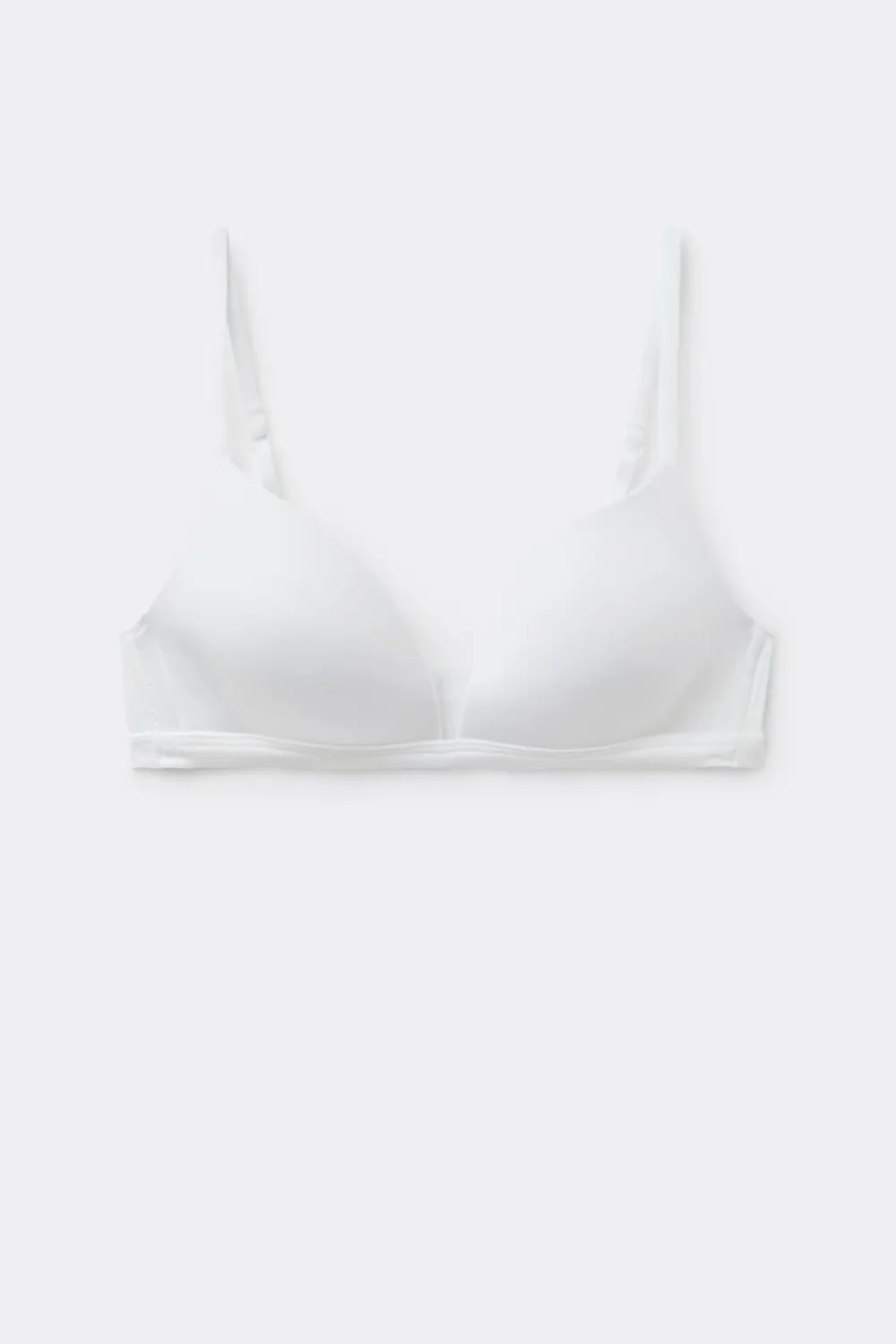 Trójkąty|Bez Fiszbin>Intimissimi Biustonosz trójkątny Tiziana z Mikrofibry Ultralight biały - 001 - biały