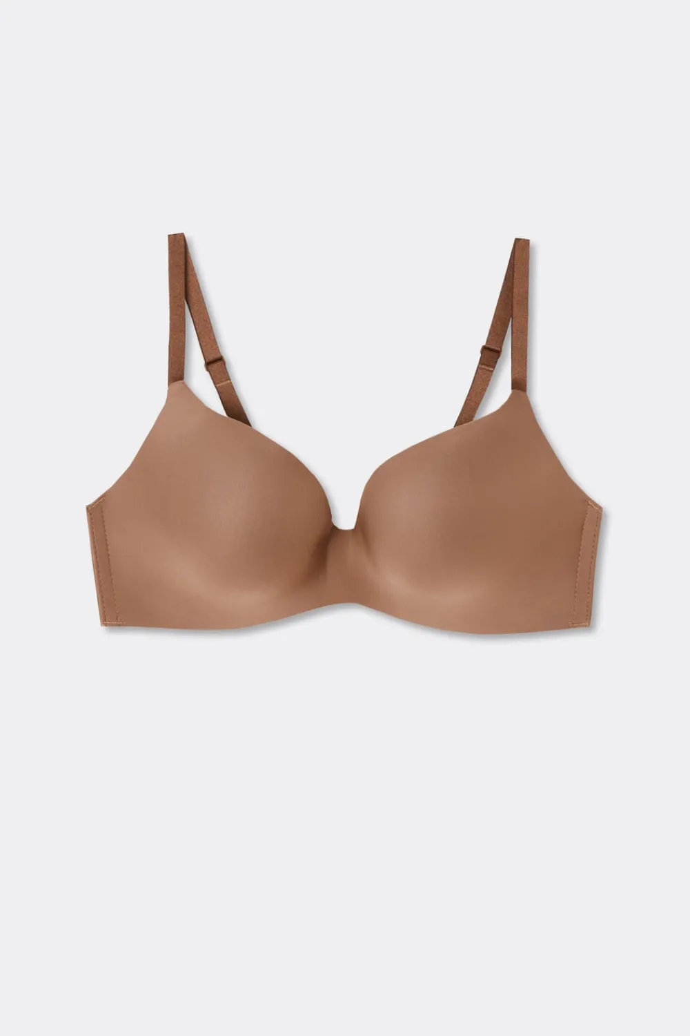 Trójkąty|Bez Fiszbin>Intimissimi Biustonosz trójkątny z mikrofibry Ultralight Adele naturalny - 502i - caramel