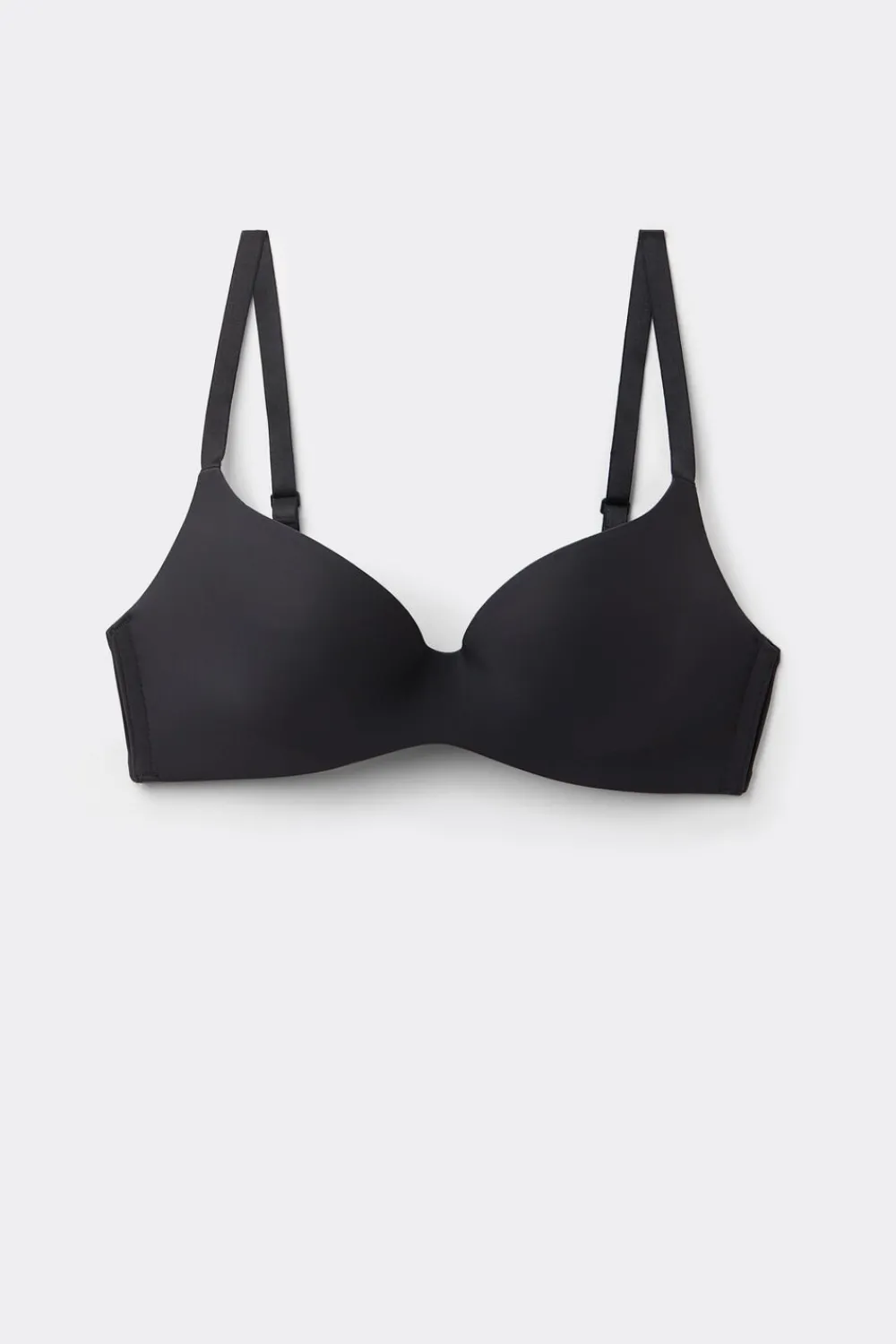 Trójkąty|Bez Fiszbin>Intimissimi Biustonosz trójkątny z mikrofibry Ultralight Adele czarny - 019 - czarny