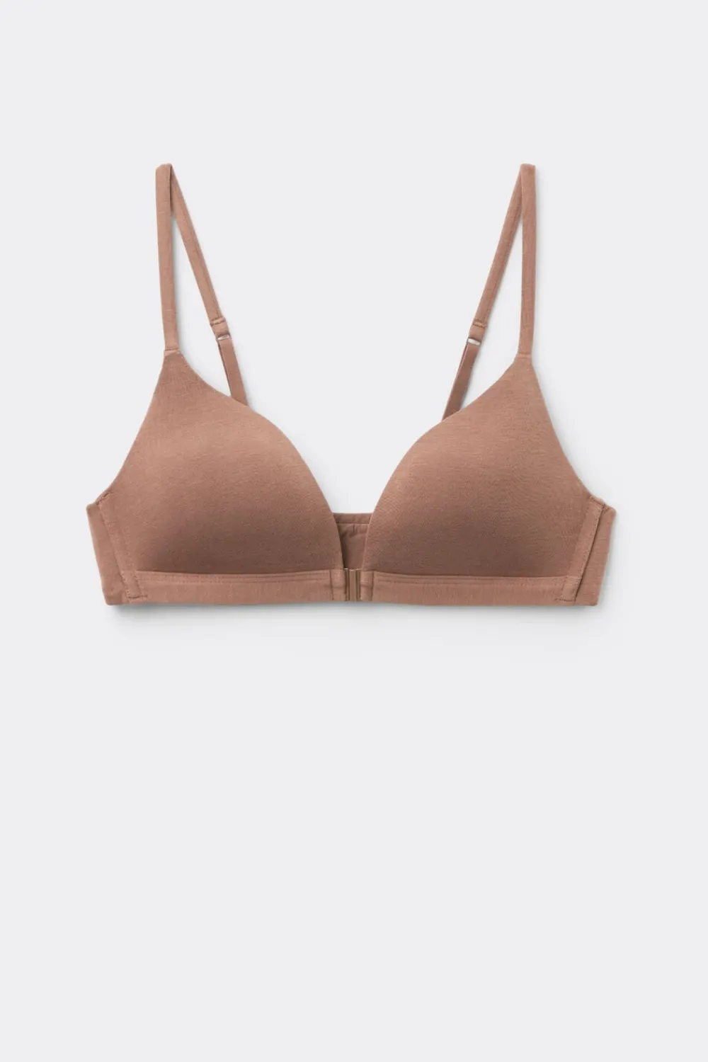 Trójkąty|Bez Fiszbin>Intimissimi Biustonosz Trójkąt Tiziana z Bawełny Ultralight Cotton naturalny - 502i - caramel
