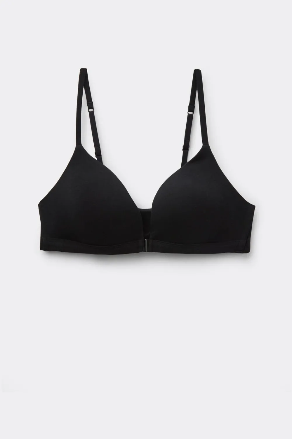 Trójkąty|Bez Fiszbin>Intimissimi Biustonosz Trójkąt Tiziana z Bawełny Ultralight Cotton czarny - 019 - czarny