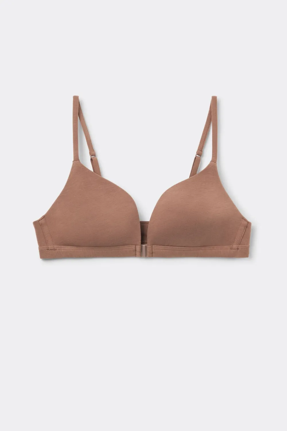 Trójkąty|Bez Fiszbin>Intimissimi Biustonosz Trójkąt Tiziana z Bawełny Ultralight Cotton naturalny - 502i - caramel