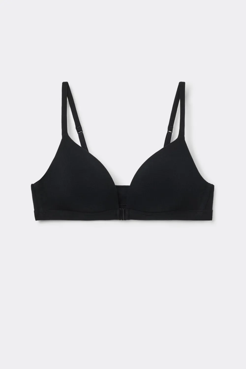 Trójkąty|Bez Fiszbin>Intimissimi Biustonosz Trójkąt Tiziana z Bawełny Ultralight Cotton czarny - 019 - czarny